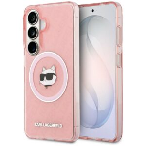 KARL LAGERFELD futerał do SAMSUNG S26 KLHMS26SHMKBCHOP (Magnetic IML Repeated Logo and Choupette) różowy