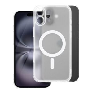 Futerał do iPhone 14 PLUS Frost Mag Cover zgodny z MagSafe (camera protection) transparentny zmrożony