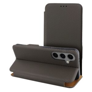 Kabura FOLIO Side Magnet do SAMSUNG S25 PLUS brązowy