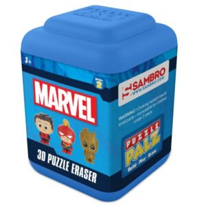 Marvel S2 gumki do ścierania Groot 3D 4,5x6cm