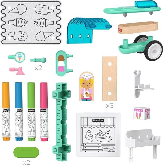 Fisher Price Wonder Makers wózek do lodów GLY26 - obrazek 2