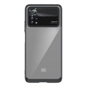 Outer Space Case etui Xiaomi Poco X4 Pro 5G pokrowiec z elastyczną ramką czarne
