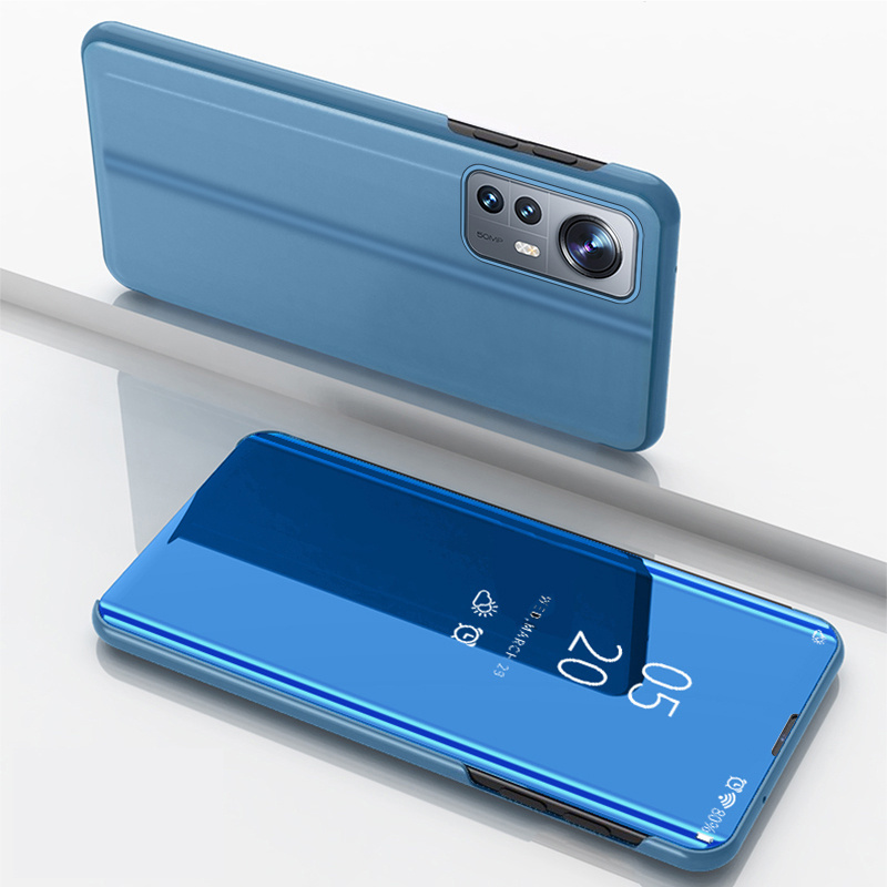 Clear View Case etui Xiaomi 12 Lite pokrowiec z klapką niebieskie - obrazek 2