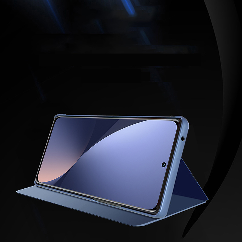 Clear View Case etui Xiaomi 12 Lite pokrowiec z klapką niebieskie - obrazek 3