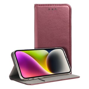 Kabura SMART MAGNETO do SAMSUNG M16 5G burgundowy