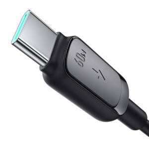 Kabel Joyroom Multi-Color Series A14 USB-C / USB-C 60W 1.2 m - czarny