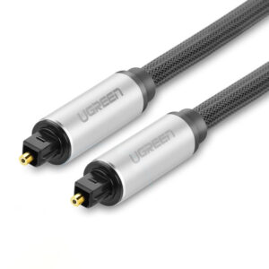Kabel Ugreen AV108 10541 optyczny Toslink/SPDIF 3m - szary