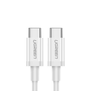 Kabel Ugreen US264 60518 USB-C / USB-C PD QC AFC 1m - biały