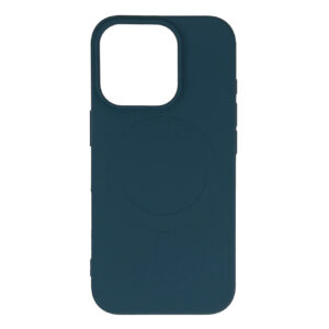 Etui Liquid Silicone Case MagSafe na iPhone 16 Pro - ciemnoniebieskie