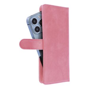 Kabura uniwersalna do SAMSUNG A12 / A13 4G / A34 5G / A02s / XIAOMI Redmi 12 4G / 12C / NOTE 12 4G / 12 PRO 5G OPPO A53s / A72 / A92 COMMON Book rozmiar XL różowa