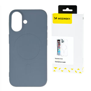 Silikonowe magnetyczne etui Wozinsky Silicone Case Magsafe na Samsung Galaxy S25 Ultra - szare