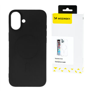 Silikonowe magnetyczne etui Wozinsky Silicone Case Magsafe na Samsung Galaxy S25+ - czarne