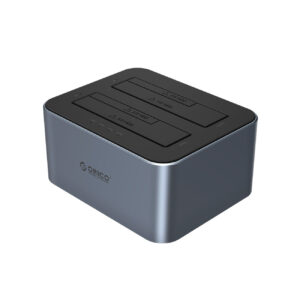 Stacja dokująca Orico 6626C3-C-V1 na 2 dyski z funkcją klonowania offline 2,5"/3,5" SATA HDD/SSD - szara