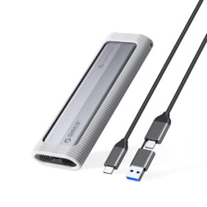 Kieszeń dyskowa Orico AXM2-G2-V1 M.2 NVME USB-C/USB-A na USB-C 10Gb/s - szara