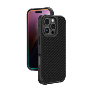 Etui pancerne AMAZINGTHING Titan Max Case z włóknami aramidowymi 1500D do iPhone 16 Pro Max - czarne
