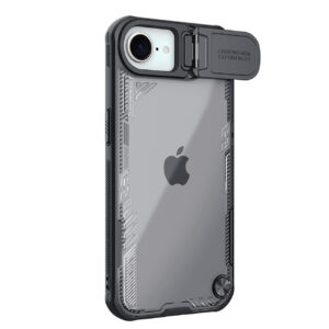 Etui Nillkin Iceblade Prop z osłoną obiektywu i podstawką na iPhone 16e / 17e - czarne