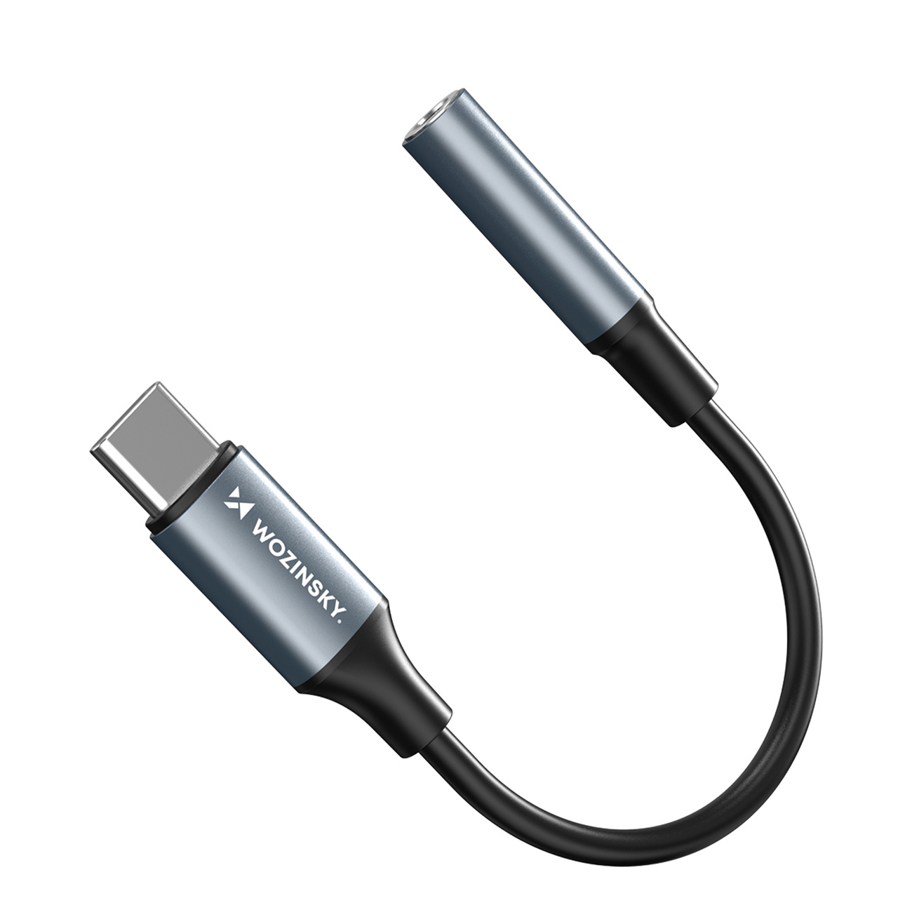 Adapter Wozinsky WACM-01 USB-C - mini jack 3,5mm - czarny - obrazek 4