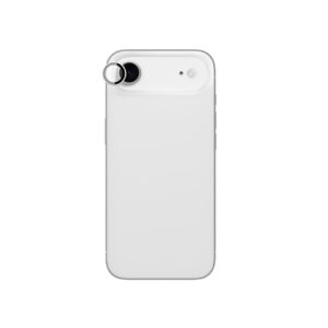 Szkło na aparat AMAZINGTHING Lens Glass na iPhone 17 Air ze srebrną ramką aluminiową