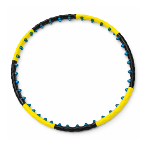 Hula hop Wozinsky WHH-110 masażer z wypustkami - czarno-żółty