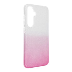 Futerał do Samsung S24 FE Shining transparentny różowy