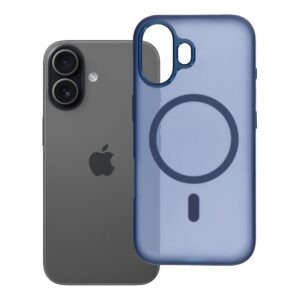Futerał do iPhone 17 Flexline Mag Cover zgodny z MagSafe granatowy
