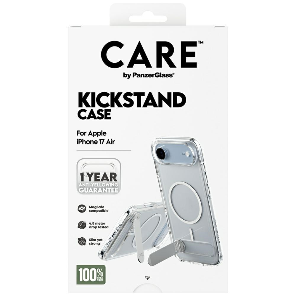 Etui CARE by PanzerGlass Feature w. Kickstand MagSafe na iPhone Air - przezroczyste - obrazek 5