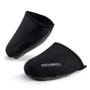 Noski na buty Rockbros LF1030 wiatroodporne docieplające 39-45 cm - czarne