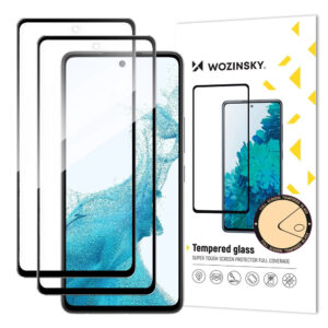 Szkło hartowane Wozinsky Full Glue na Samsung Galaxy S26 Ultra kompatybilne z czytnikiem linii papilarnych 2 szt.