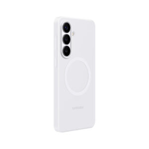 Etui Samsung Silicone Magnet Case na Samsung Galaxy S26 kompatybilne z MagSafe - białe