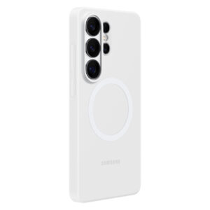 Etui Samsung Silicone Magnet Case na Samsung Galaxy S26 Ultra kompatybilne z MagSafe - białe