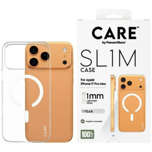 Etui CARE by PanzerGlass SL1M MagSafe na iPhone 17 Pro Max - przezroczyste
