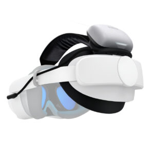 Pasek na głowę BoboVR P4U z baterią do PICO 4 Ultra i Ultra Enterprise - biało-czarny