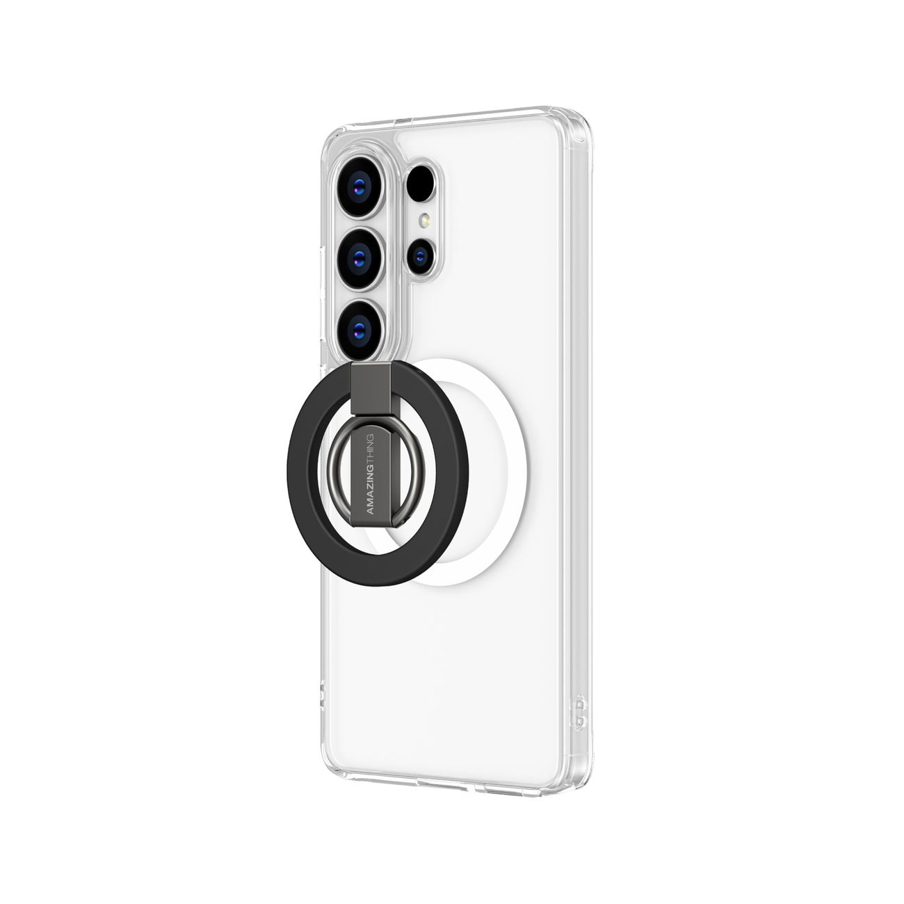 Etui AMAZINGTHING Minimal Ring Set na Samsung S26 Ultra - przezroczyste - obrazek 2