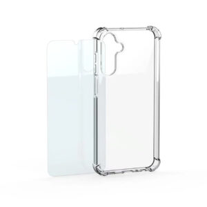 Zestaw Samsung by Mobeen etui Clear Cover + szkło hartowane na Samsung Galaxy S26 - przezroczyste