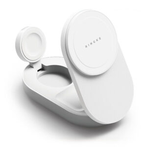 Ładowarka indukcyjna RINGKE QI2.2 25W 3w1 Magnetic MagSafe - biała
