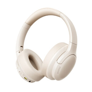 Słuchawki bezprzewodowe Baseus Bass BH1 Lite nauszne Bluetooth 6.0 - białe