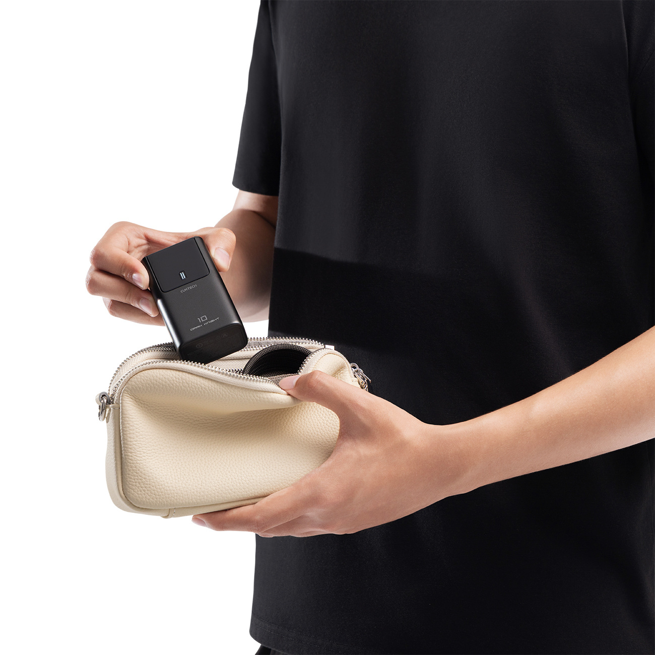 Powerbank Cuktech PB1055 55W 10000mAh - szary - obrazek 4