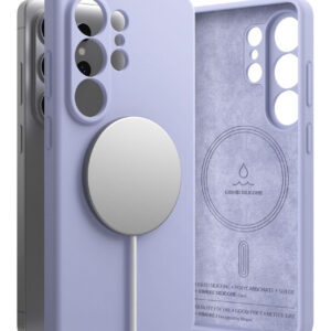 Etui Ringke Silicone MagSafe na Samsung Galaxy S26 Ultra - fioletowe