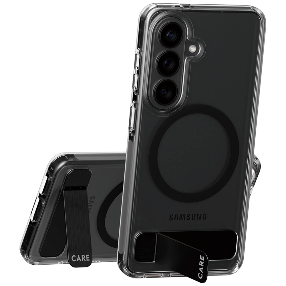 Etui CARE by PanzerGlass Urban Explorer Transparent w. Black Qi na Samsung Galaxy S26 - przezroczyste - obrazek 3