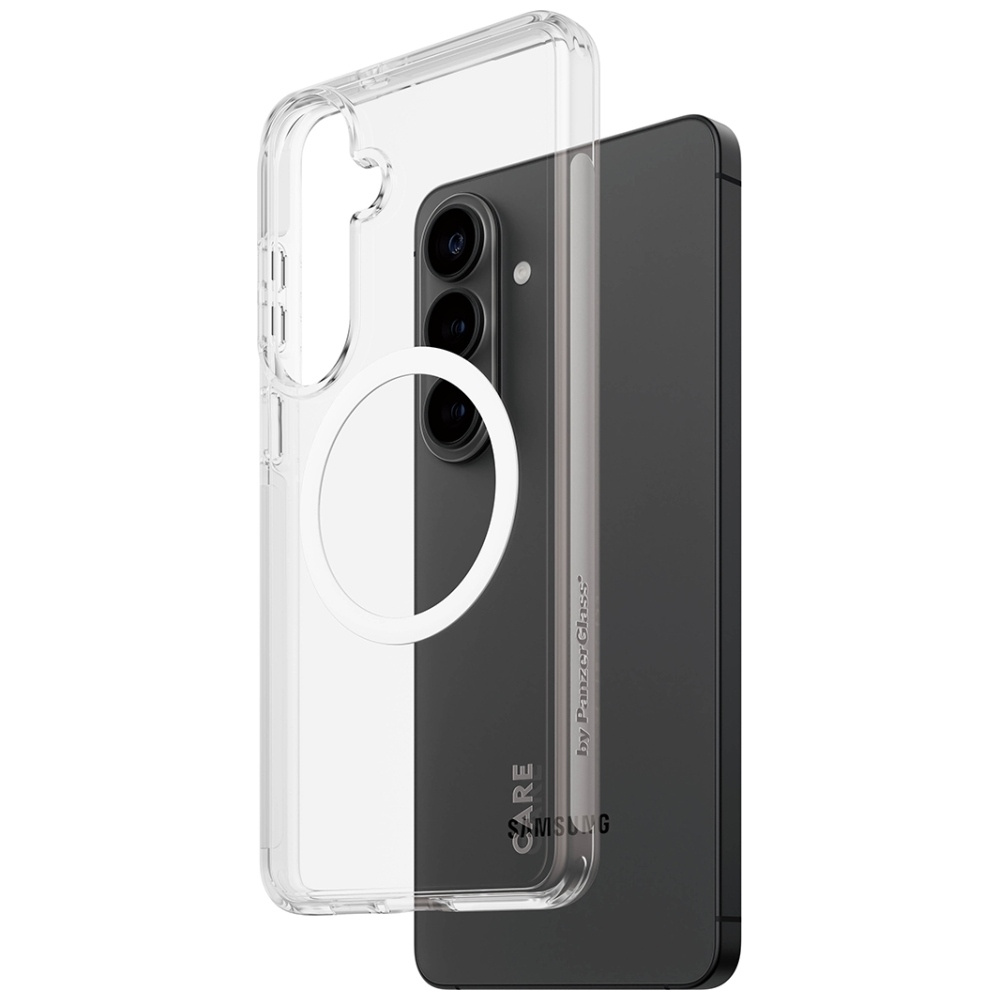 Etui CARE by PanzerGlass Urban Explorer Transparent w. White Qi na Samsung Galaxy S26+ - przezroczyste - obrazek 2