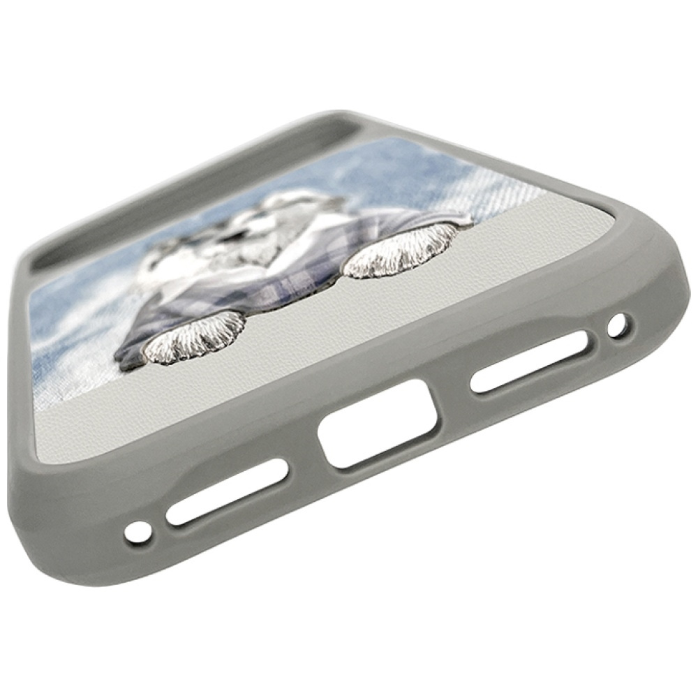 Etui Nimmy Gentle Pets Series Dog MagSafe na iPhone 17 Pro - szare - obrazek 5