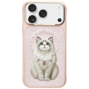 Etui Nimmy Lucky Fashion Cat MagSafe na iPhone 17 Pro Max - różowe