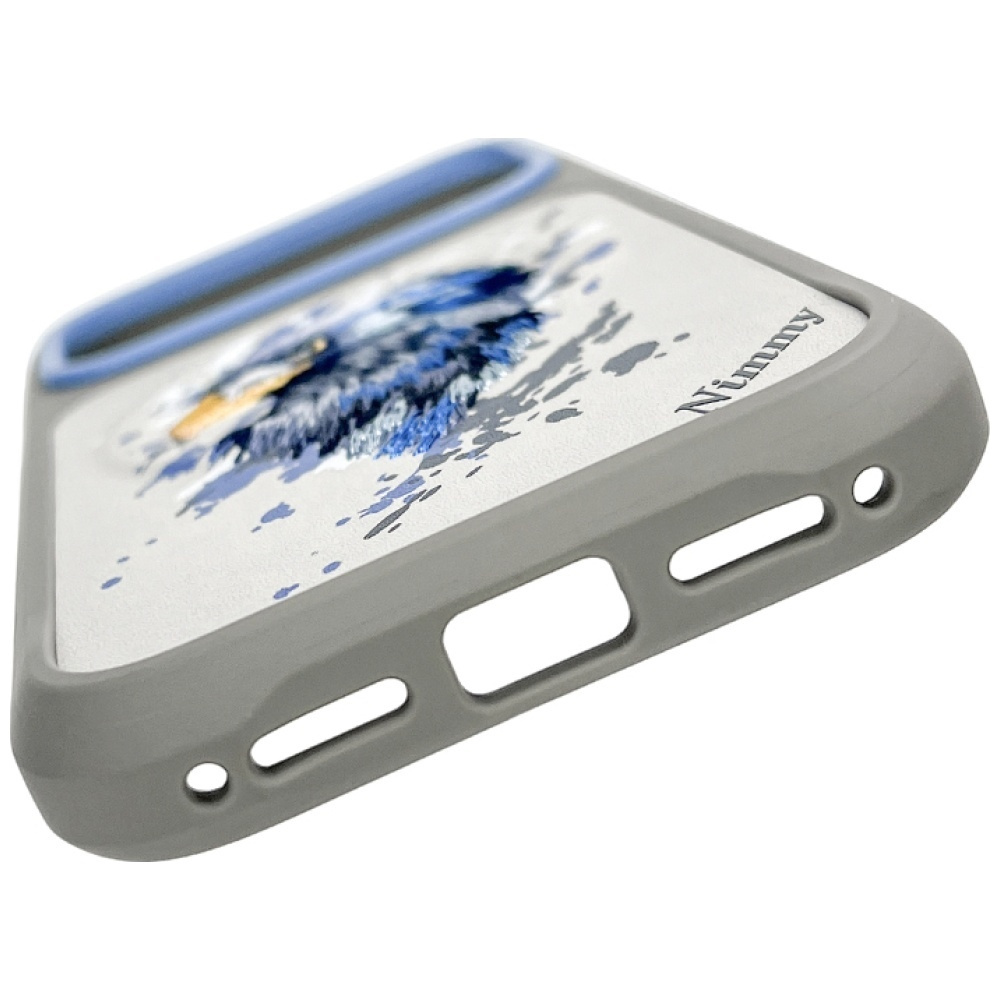 Etui Nimmy Orzeł MagSafe na iPhone 17 Pro Max - szare - obrazek 4