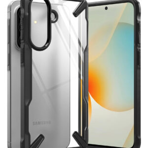 Etui Ringke Fusion X na Samsung Galaxy A57 5G - przezroczysto-czare