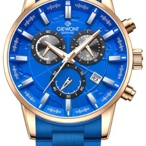 Zegarek Męski Giewont Chronograph Sapphire Niebieski GW4580-B5