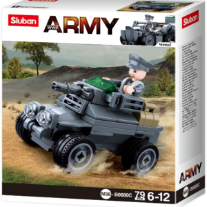 Klocki SLUBAN Army Pojazd 79 el. M38-B0680C