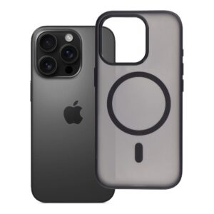 Futerał do iPhone 16 PRO Flexline Mag Cover zgodny z MagSafe czarny
