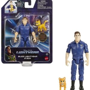 MATTEL Lightyear Figurka Buzz Astral i Sox 12cm