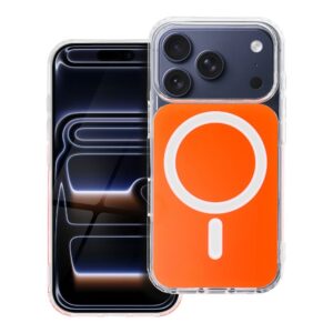 Futerał do iPhone 16 Clear Fusion Mag Cover zgodny z MagSafe hermes orange