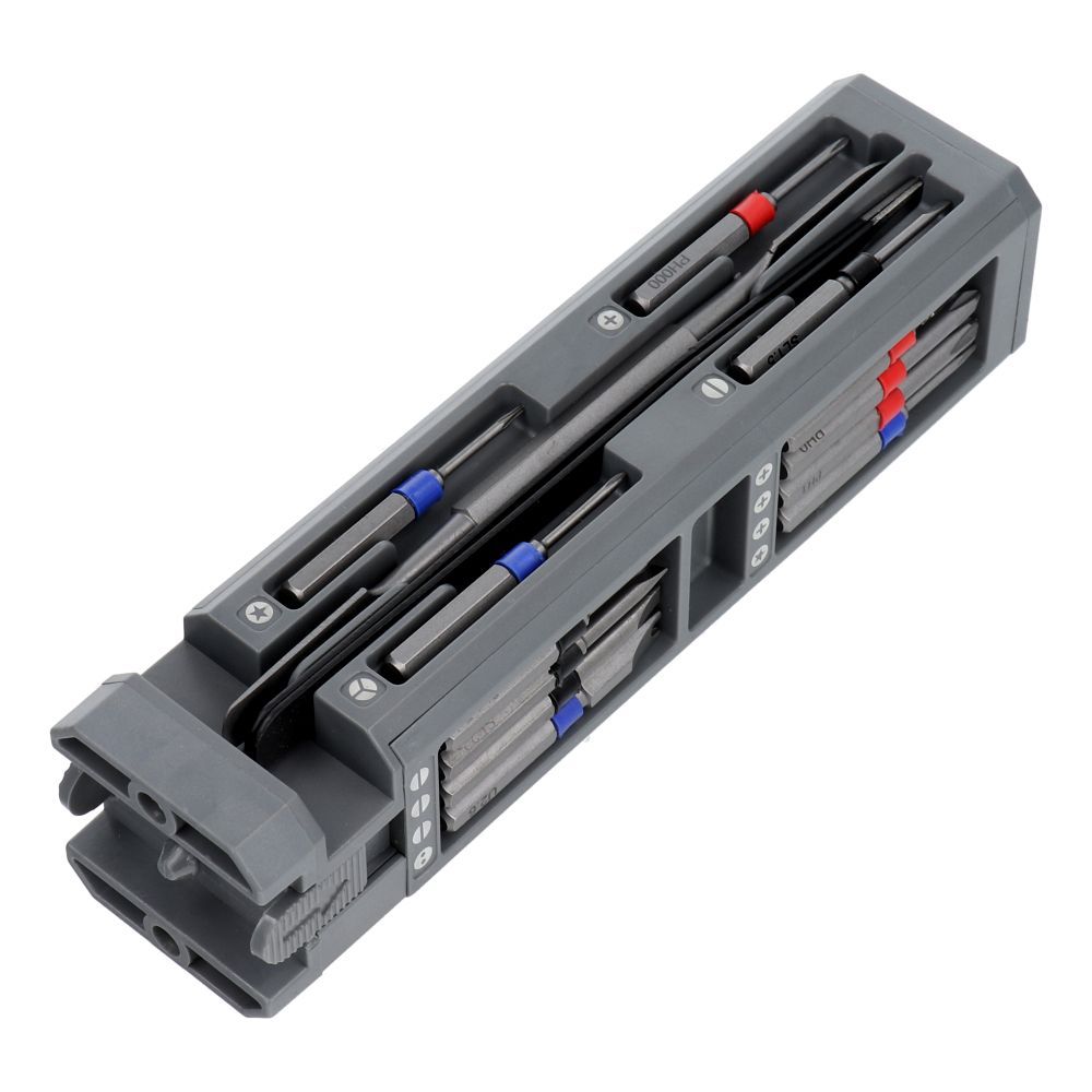 Zestaw śrubokrętów precyzyjnych / wkrętaków serwisowych, bitów 30w1 aluminium - obrazek 5
